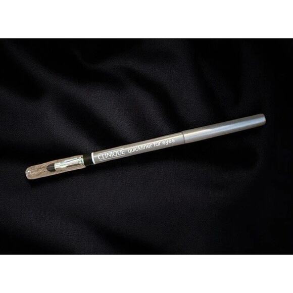 CLINIQUE Quickliner For Eyes Eyeliner w/ Smudger Full Size 07 REALLY BLACK nwob - Picture 1 of 2